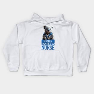 Just a Highly Koalified Nurse Koala 3 Kids Hoodie